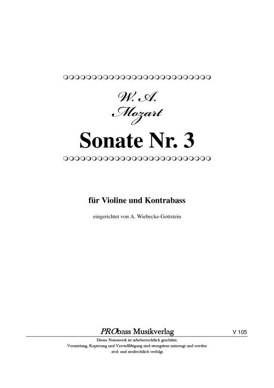 Produktbild zu: Sonate Nr. 3