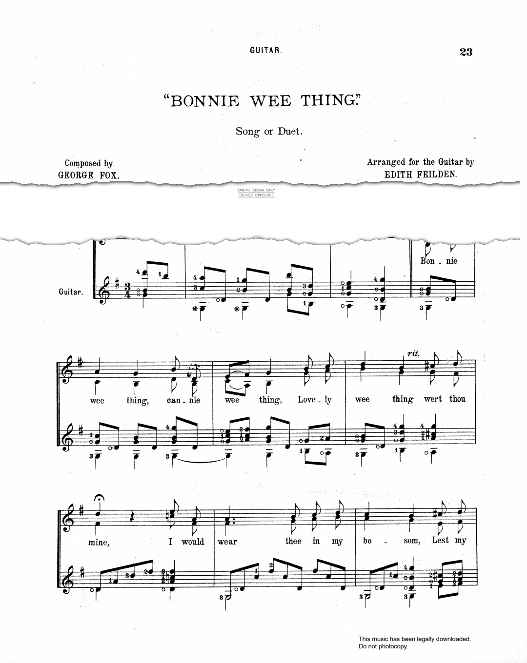 Product gallery: Page 1 of 1 Bonnie Wee Thing, George Fox