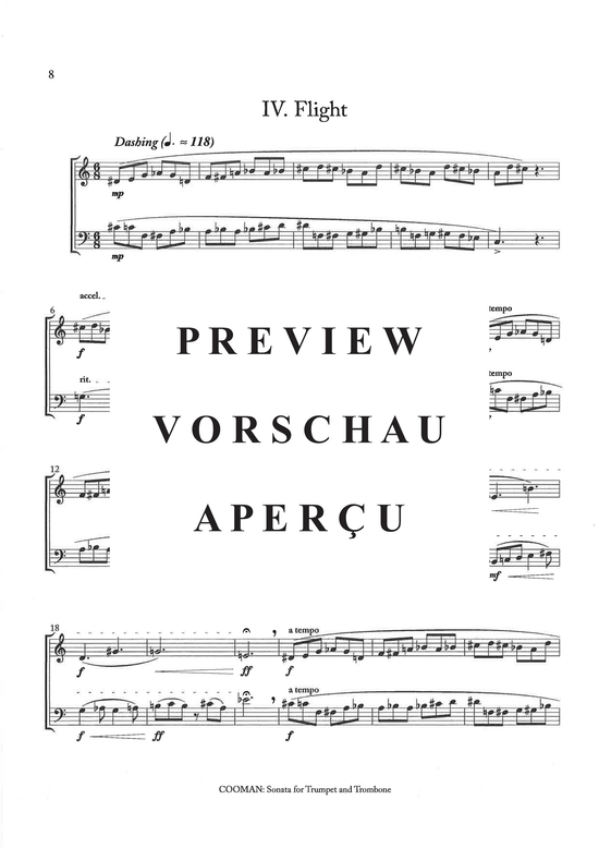 Produktgalerie: Seite 9 von 10 Sonata for Trumpet and Trombone , , (Trompete in C + Posaune)