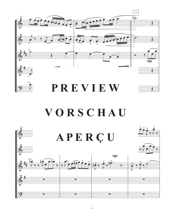 Produktgalerie: Seite 6 von 21 Two Modern Motets , , (Holzbläser Quintett Flöte, Oboe, Klarinette, Horn, Fagott)
