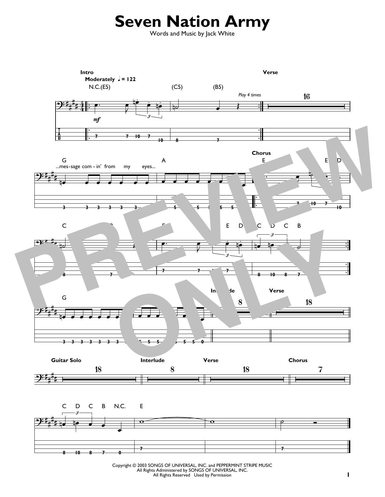 Produktbild zu: Seven Nation Army - White Stripes