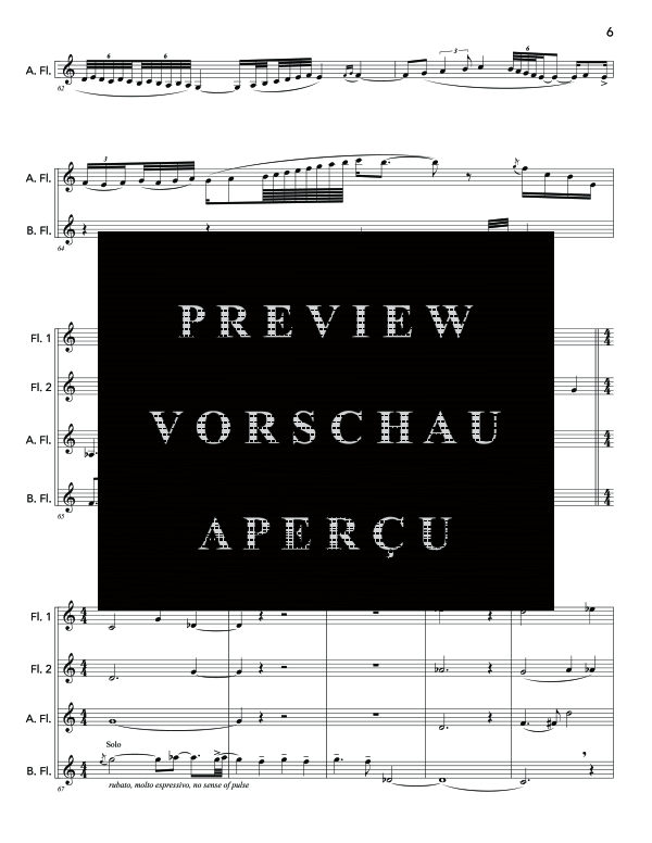 Product gallery: Page 11 of 11 Blood Vapour, , (flute quartet 2x flute, alto flute and bass flute)