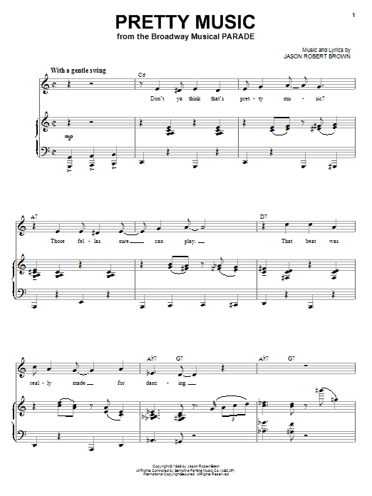 Produktbild zu: Pretty Music (from Parade)