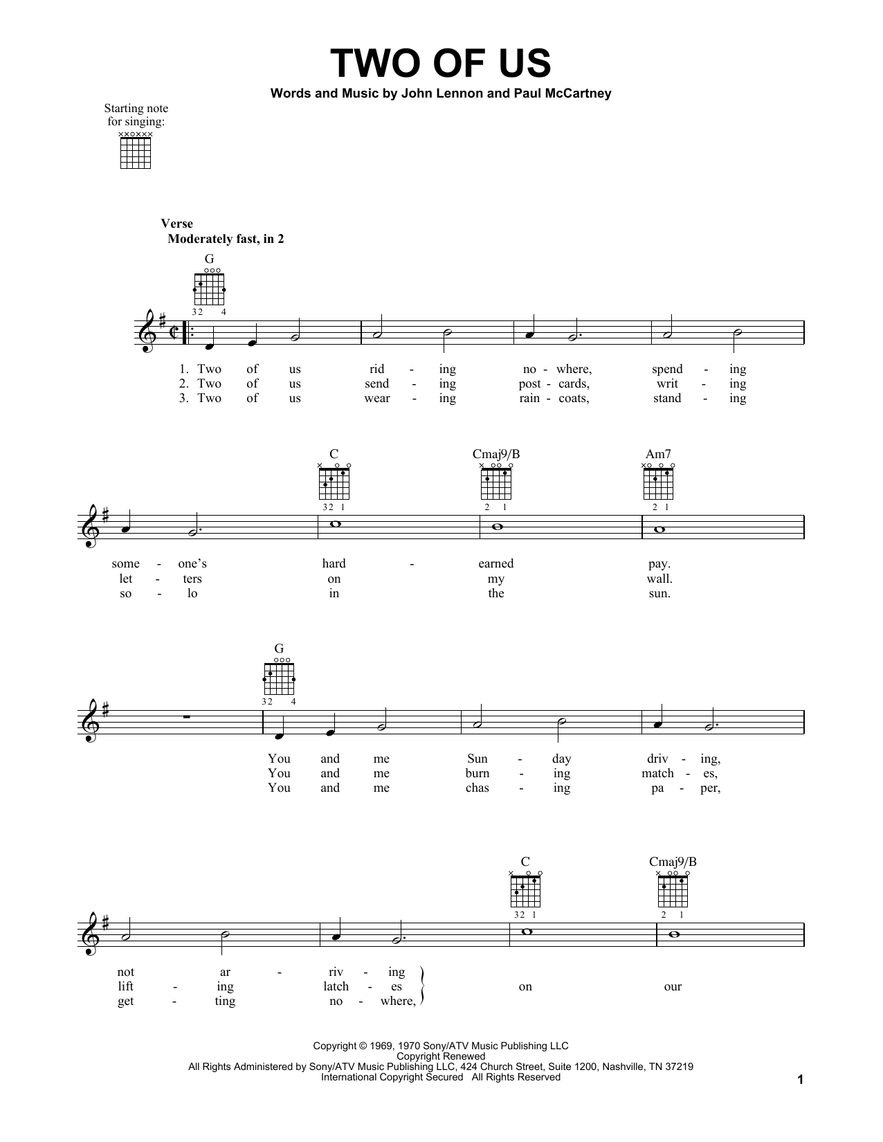 Produktbild zu: Two Of Us