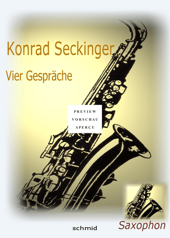 gallery: Vier Gespräche, Alt-Sax , , (Saxophon-Quartett + Klavier)