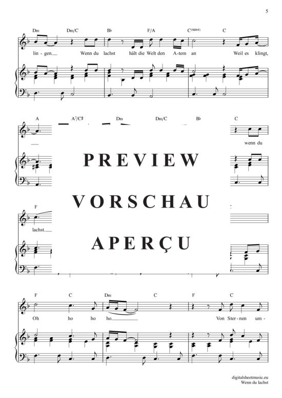 gallery: Wenn Du Lachst , Fischer, Helene, (Klavier + Gesang)