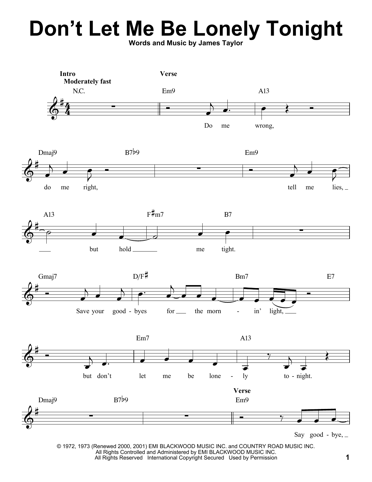 Produktbild zu: Don't Let Me Be Lonely Tonight