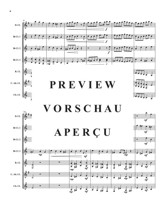 Product gallery: Page 7 of 21 Lament and Finale , , (Clarinet septet)