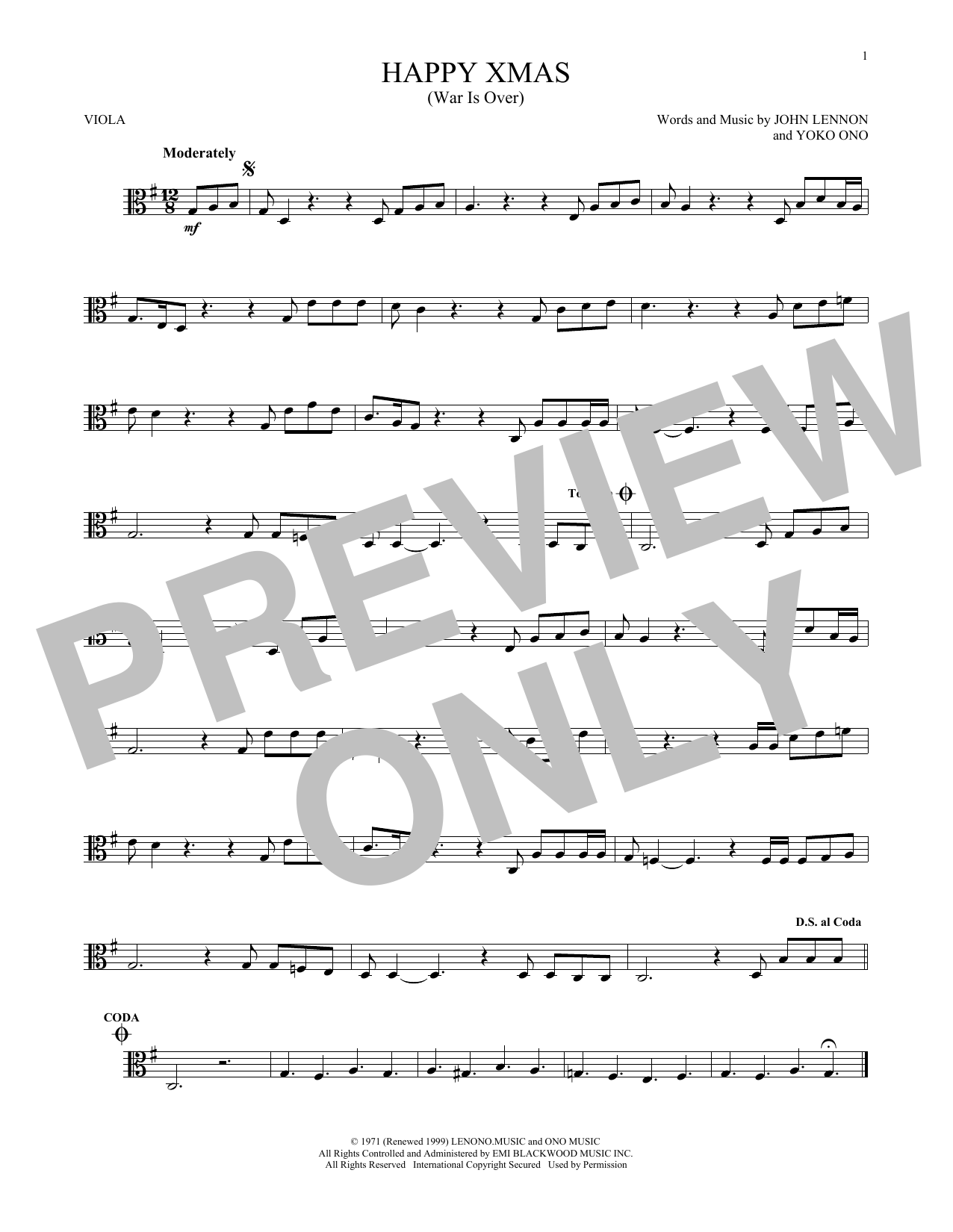 Product gallery: Page 1 of 1 Happy Xmas (War Is Over), John Lennon