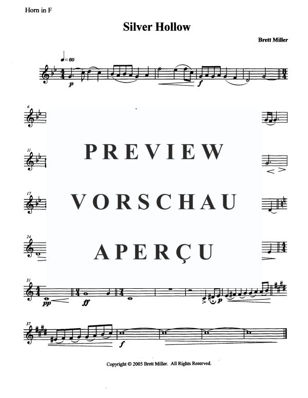 Produktgalerie: Seite 9 von 11 Silver Hollow, , BlechblÀserquintett