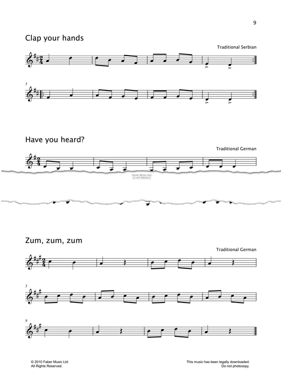 Produktgalerie: Seite 1 von 1 Have You Heard, German Traditional, Violine