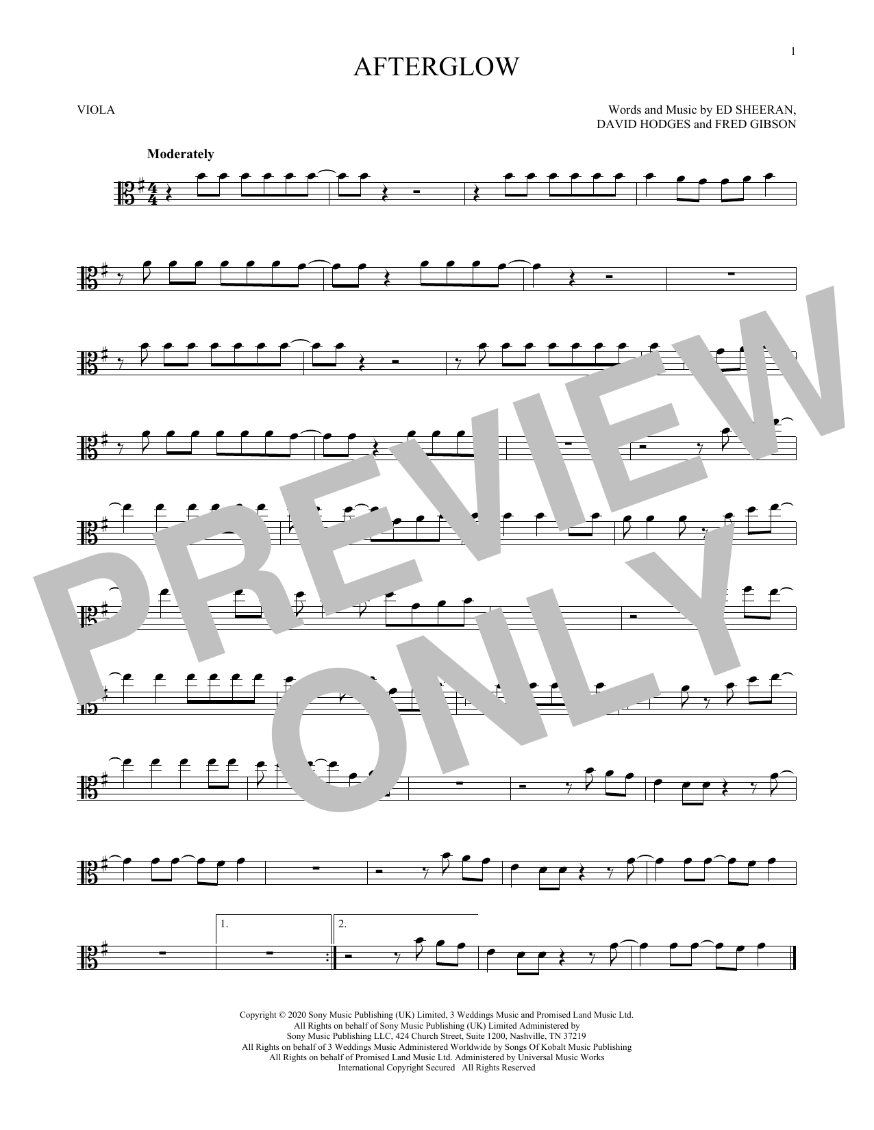 Product gallery: Page 1 of 1 Afterglow, Ed Sheeran