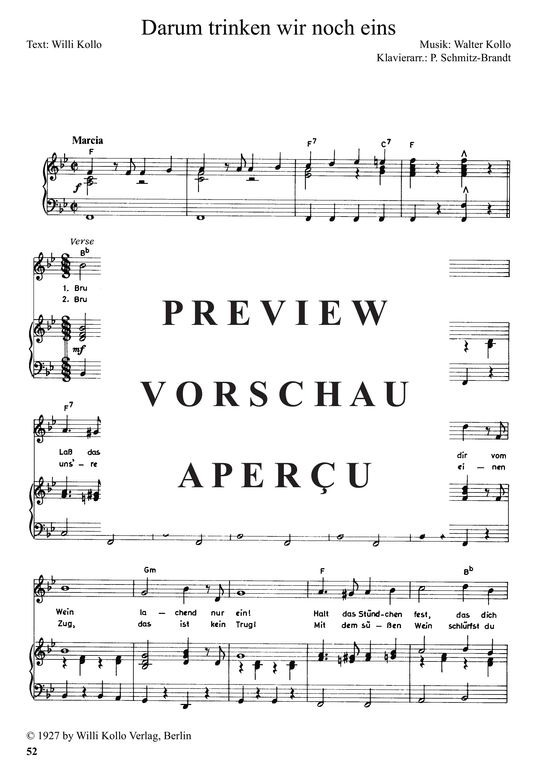 Produktgalerie: Seite 4 von 4 Darum trinken wir noch eins, 	, Klavier und Gesang