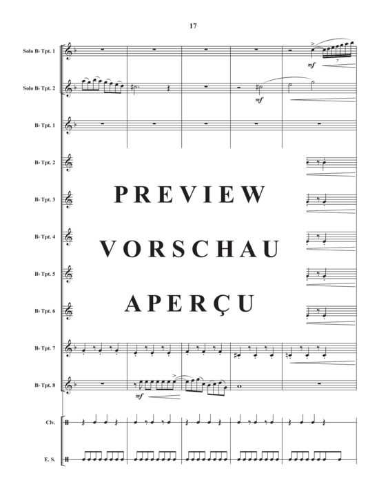 Product gallery: Page 19 of 21 Ripples , , (trumpet ensemble, 8 parts + 2x trumpet in Bb solo)