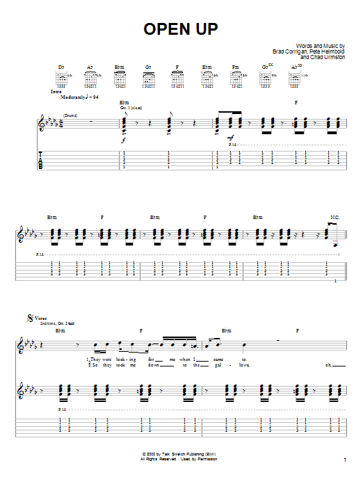 Produktgalerie: Seite 1 von 1 Open Up, Dispatch, Gitarre