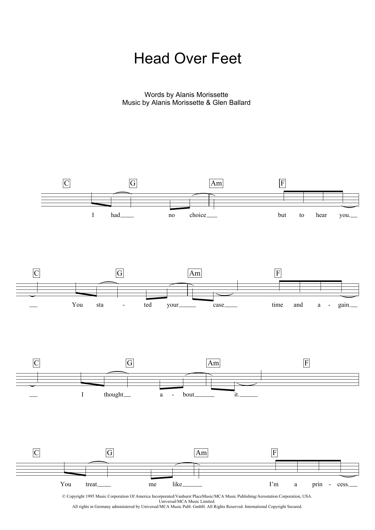 Produktbild zu: Head Over Feet
