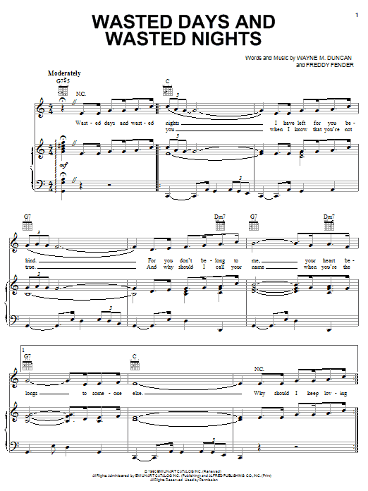 Product picture to:  Wasted Days And Wasted Nights - Freddy Fender