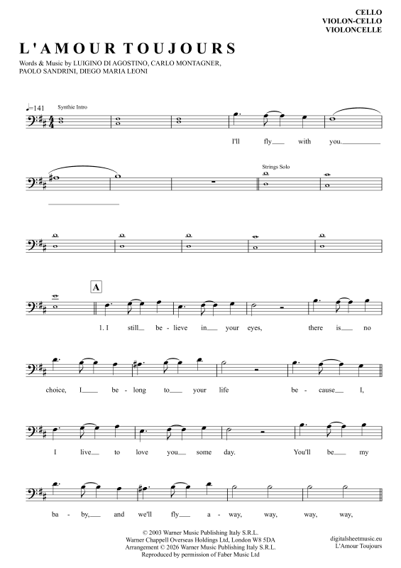 Produktbild zu: L'Amour ToujoursGigi D'Agostino