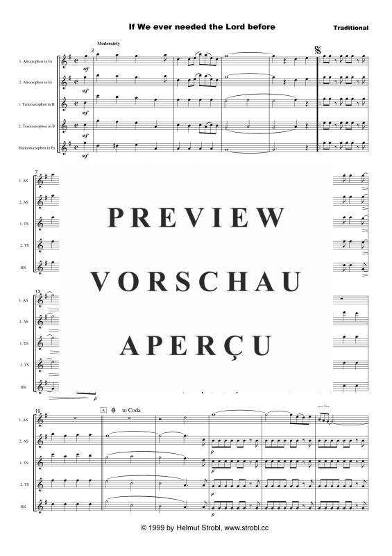 gallery: If We Ever Needed The Lord Before, , Saxophonquintett