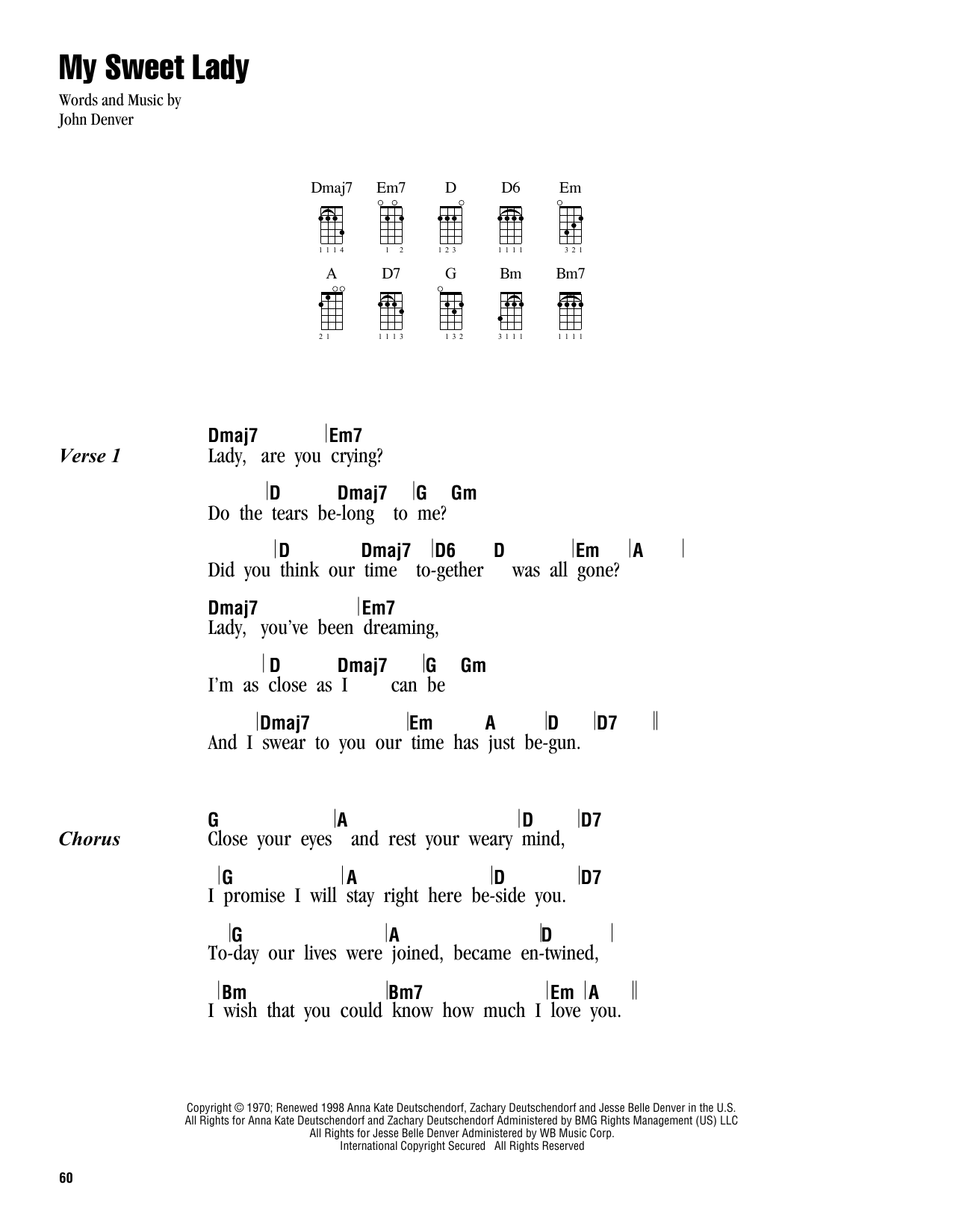 Product gallery: Page 1 of 1 My Sweet Lady, John Denver