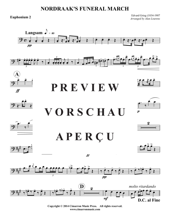 Product gallery: Page 8 of 14 Nordraak's Funeral Marsch , , (3x Baritone, 3x Tuba)