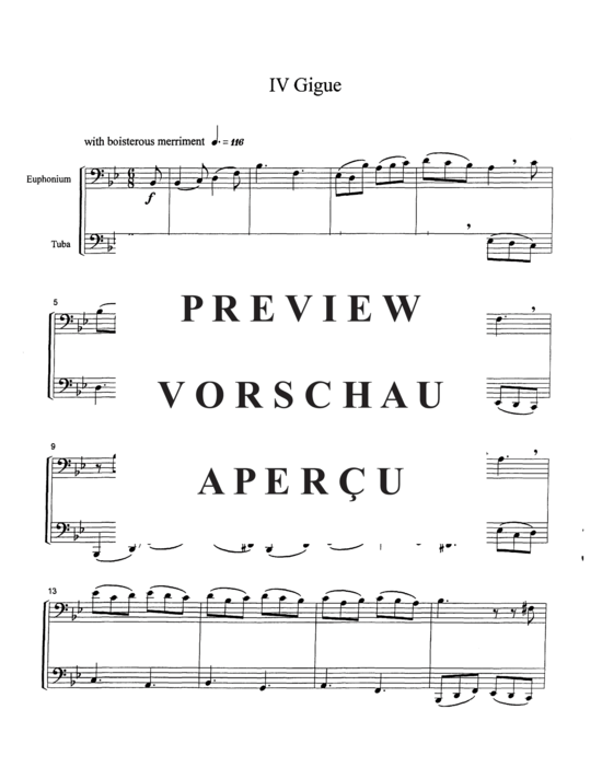Product gallery: Page 14 of 21 Suite for Tuba and Euphonium , , (Tuba Duet)