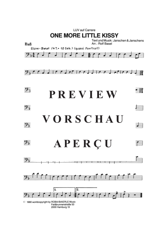 Produktgalerie: Seite 18 von 19 One More Little Kissy , Luv, (Combo-Band)