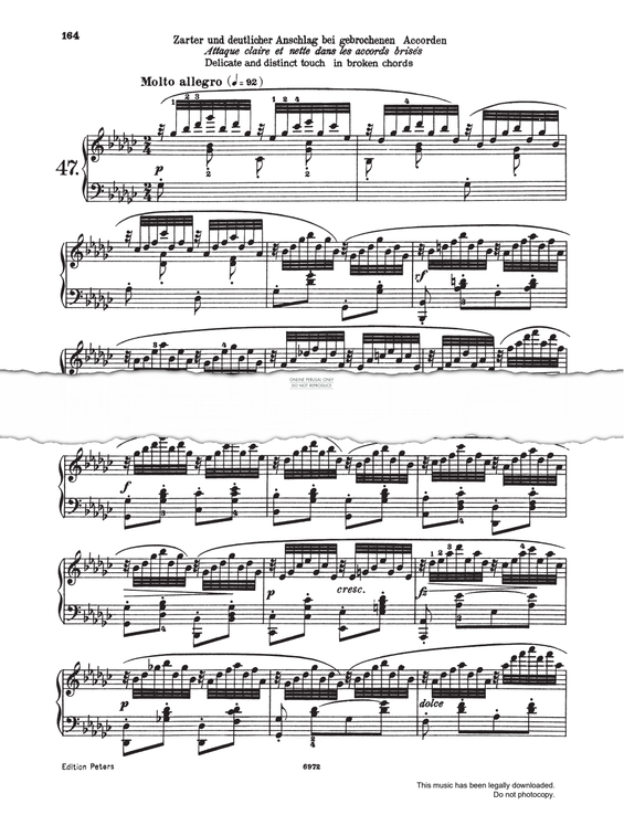 Product picture to: Molto Allegro Study (Op. 740, No.47)