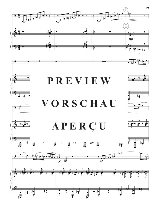 Product gallery: Page 20 of 21 Three Sketches , , (tuba + piano)