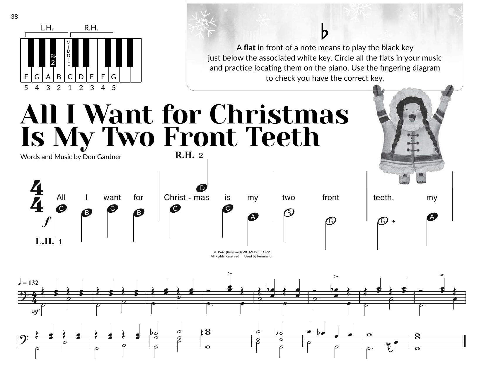 Product picture to: All I Want For Christmas Is My Two Front Teeth (arr. Brittany McCorriston)