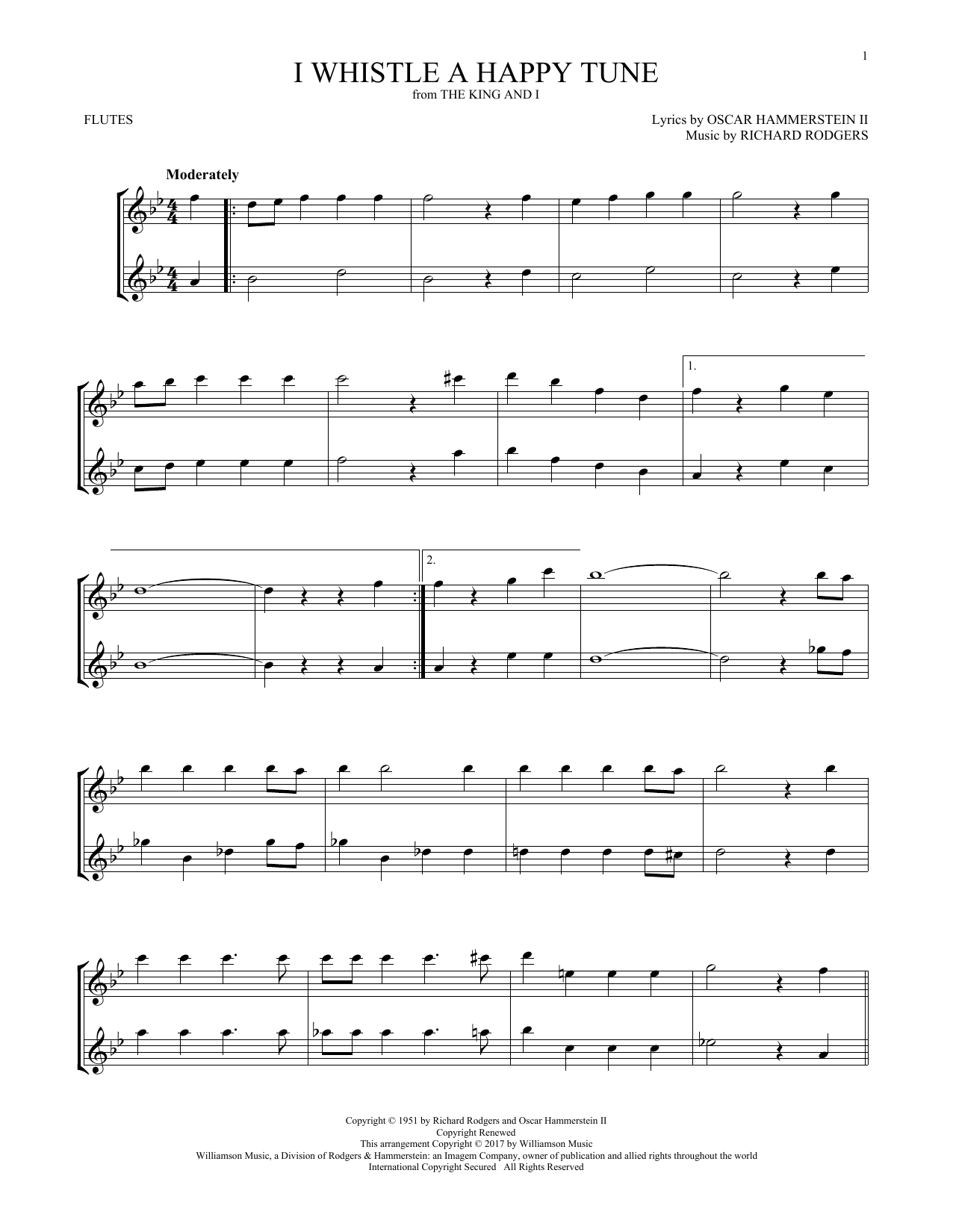 Product gallery: Page 1 of 1 I Whistle A Happy Tune, Rodgers & Hammerstein
