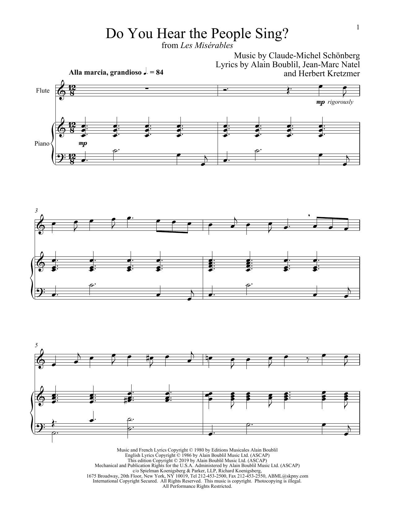 Product picture to: Do You Hear The People Sing? (from Les Miserables)