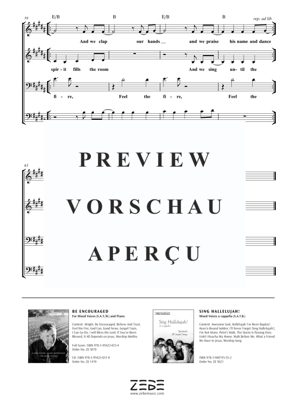 gallery: Feel the Fire, , Gemischter Chor SATB a cappella