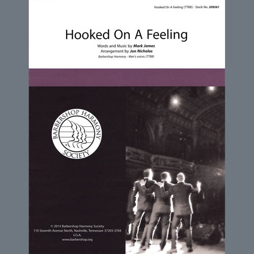 cover: Hooked On A Feeling (arr. Jon Nicholas), Blue Suede