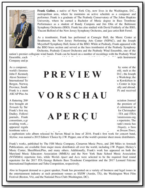 Product gallery: Page 4 of 17 Onwards and Upwards , , (tuba + piano)