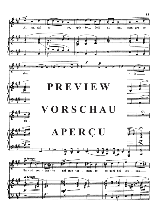 Product gallery: Page 4 of 6 Alma del core, Parisotti, Alessandro, High Voice and Piano