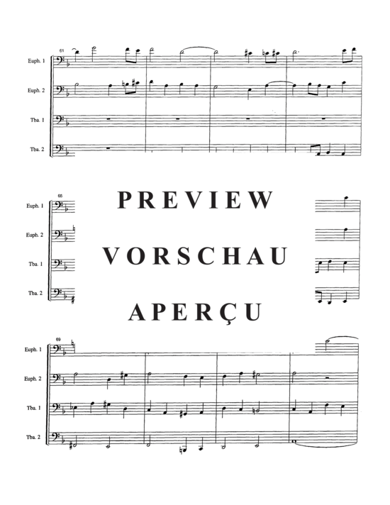gallery: Prelude and Fugue No 3 , , (Tuba Quartett EETT)