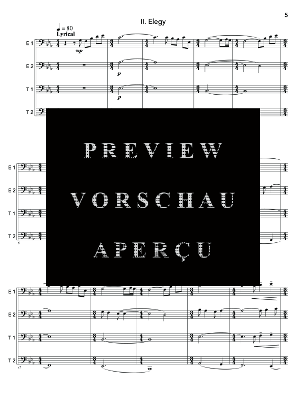 Product gallery: Page 9 of 11 Tuba Quartet No. 2, , (Tuba Quartett EETT)