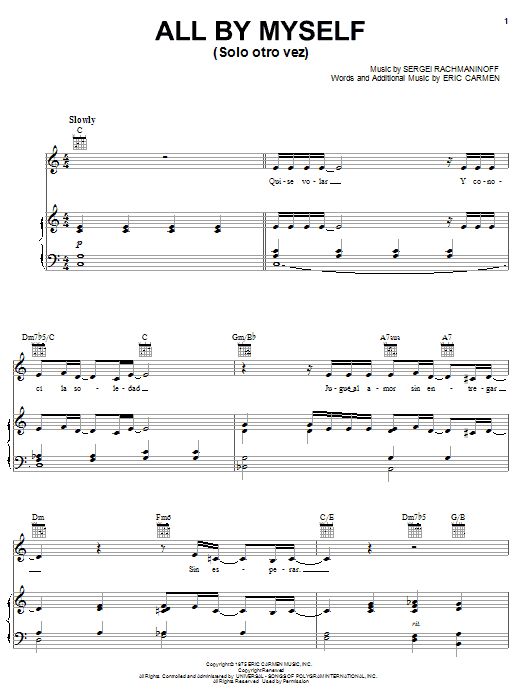 Produktgalerie: Seite 1 von 1 All By Myself (Solo otro vez), Il Divo, Gesang, Gitarre, Klavier