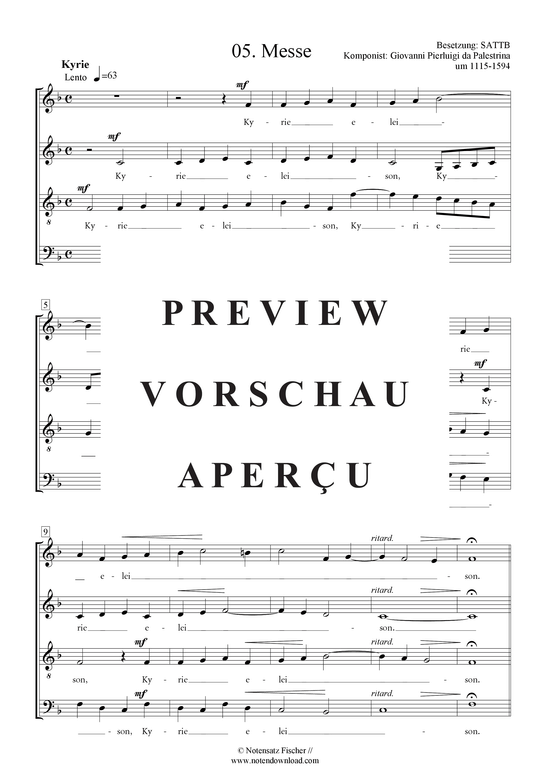 Product gallery: Page 2 of 21 Messe , , (Mixed choir SAATB)