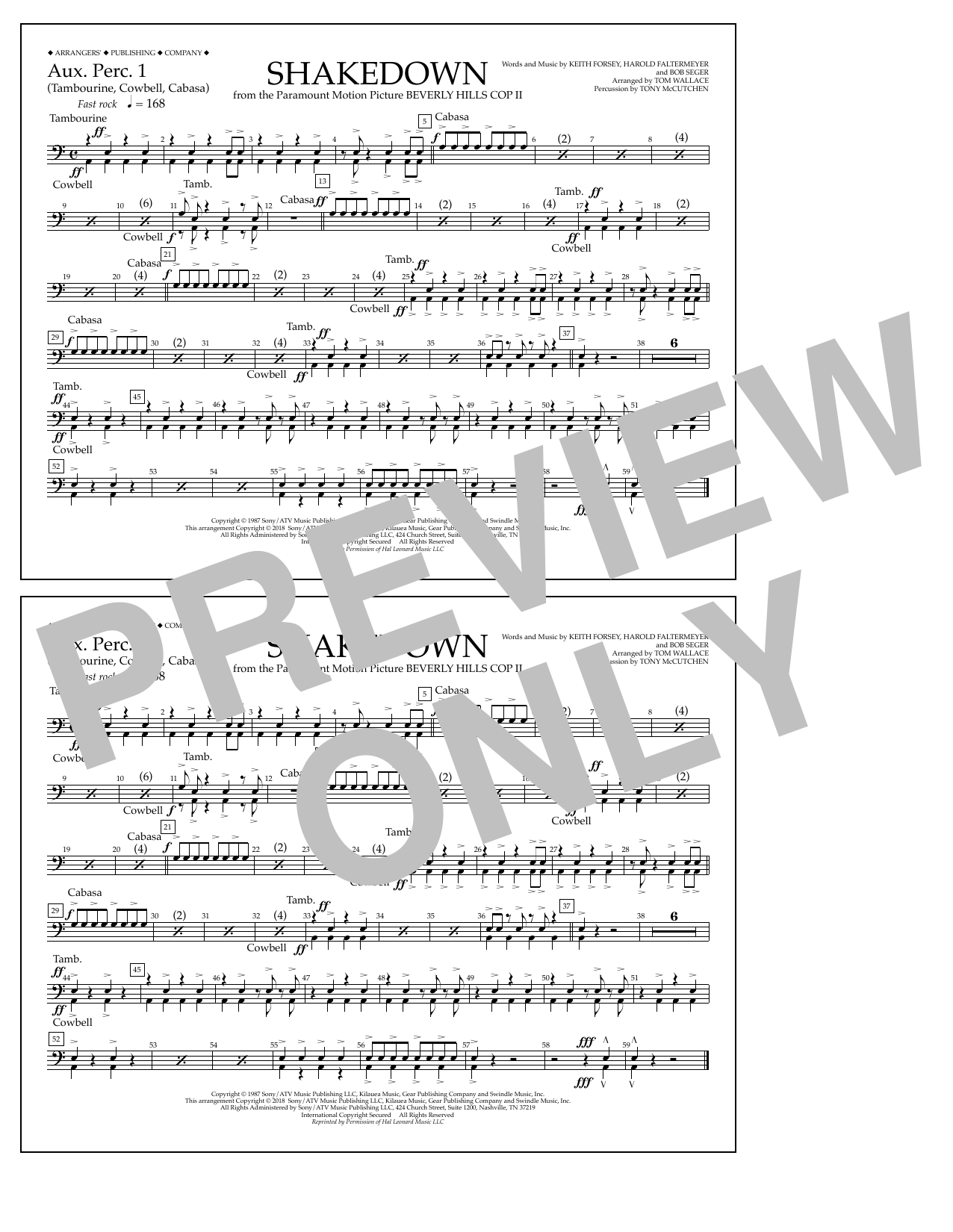 Product picture to: Shakedown - Aux. Perc. 1