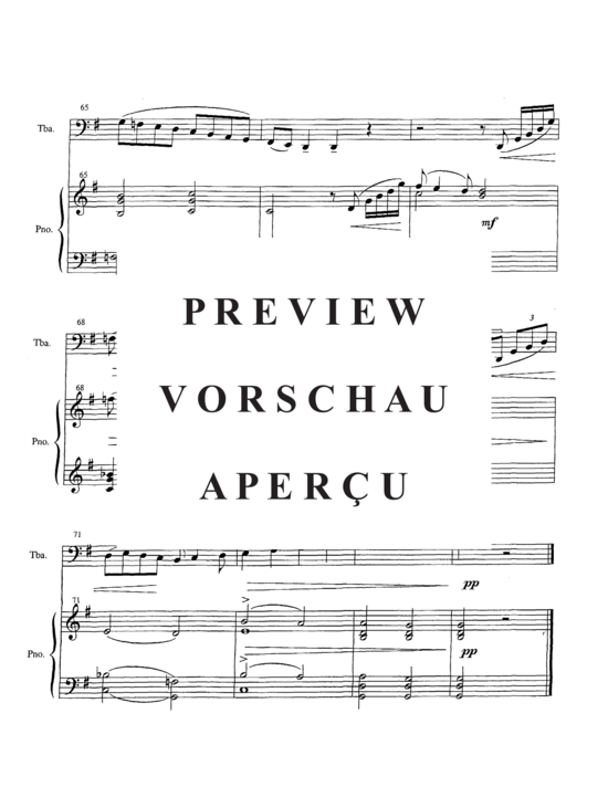 Product gallery: Page 10 of 12 Madrigal , , (tuba + piano)