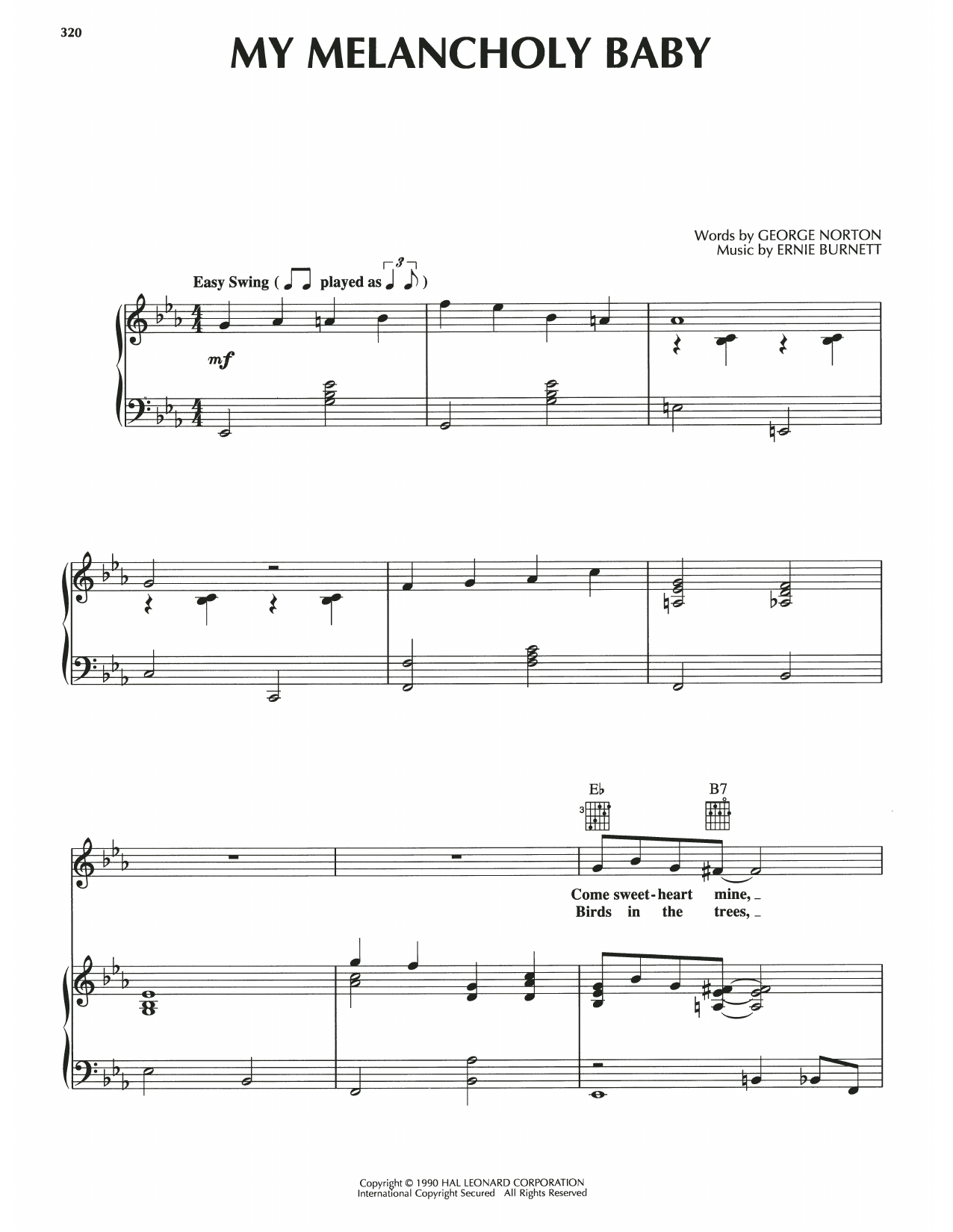 Produktbild zu: My Melancholy Baby