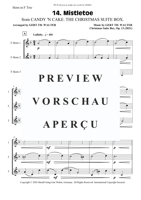 Produktgalerie: Seite 2 von 6 Mistletoe, , Horn Trio