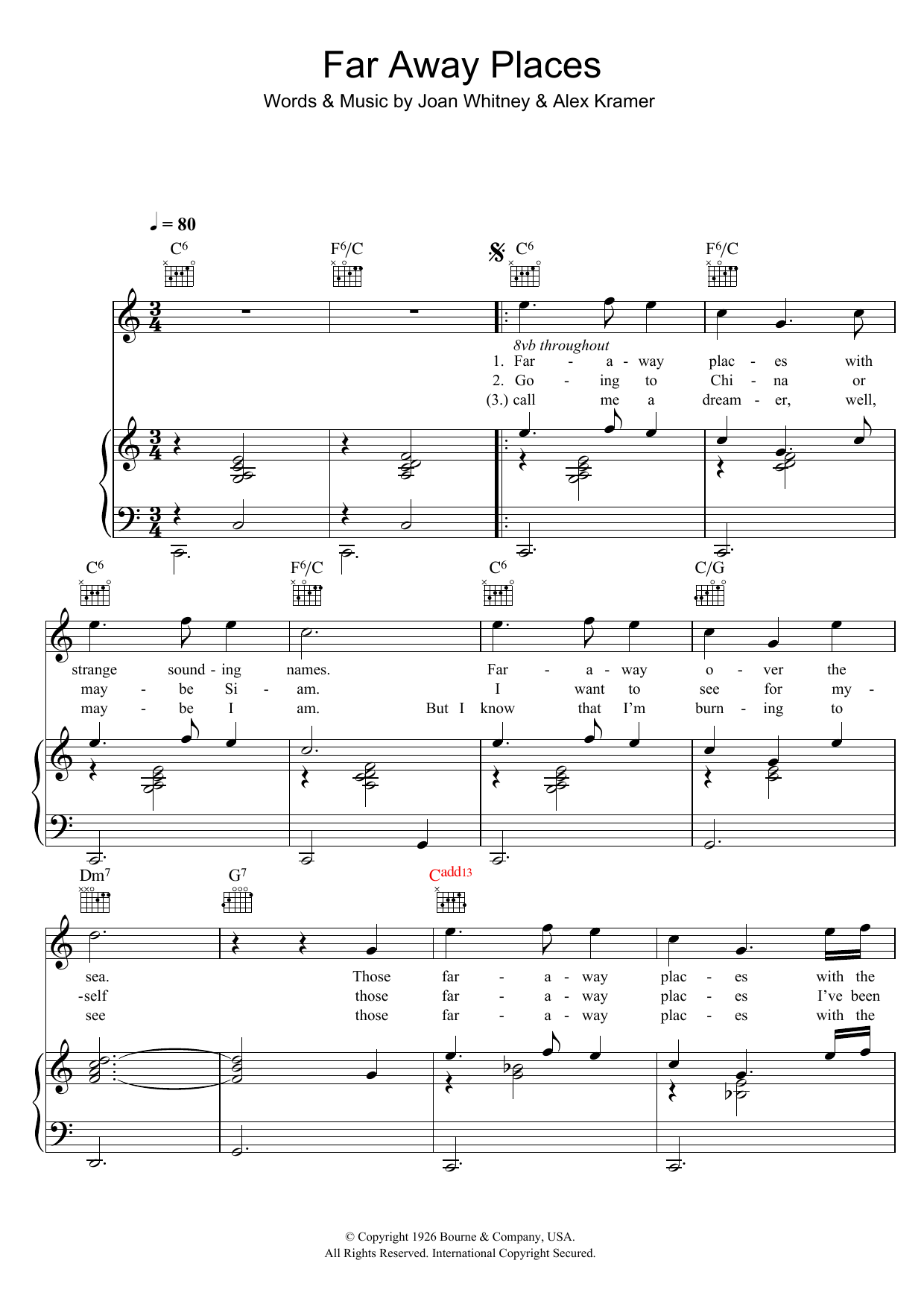 Product gallery: Page 1 of 1 Far Away Places, Vera Lynn