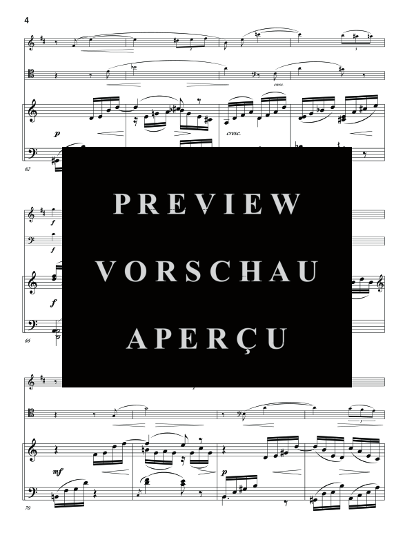 Produktgalerie: Seite 8 von 11 Four Pieces, , (Trio Klarinette, Fagott und Klavier)