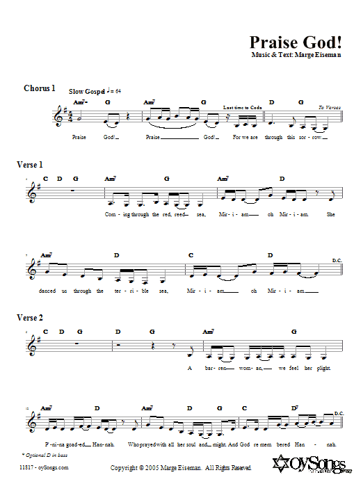 Product gallery: Page 1 of 1 Praise God!, Marge Eiseman