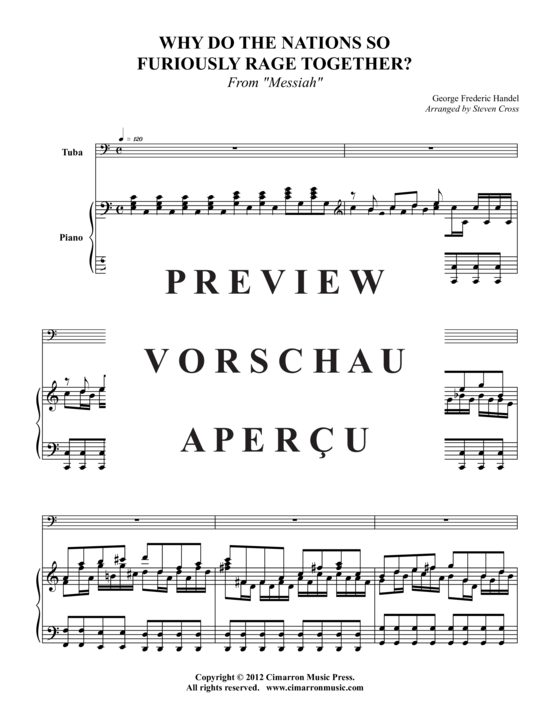 Product gallery: Page 2 of 11 Why Do The Nations So Furiously Rage Together? , , (Tuba Solo)