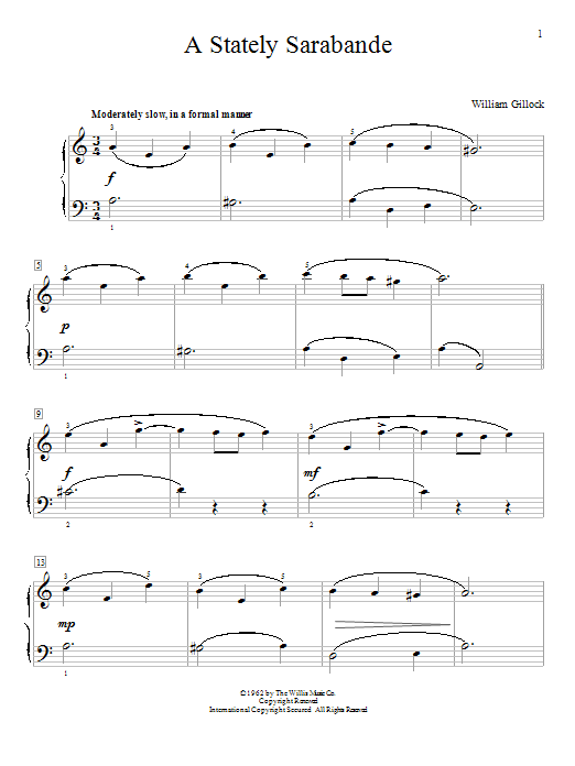 Produktbild zu: A Stately Sarabande
