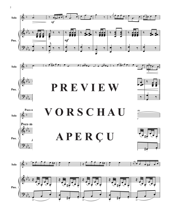 Produktgalerie: Seite 3 von 9 La Madrilena , , (Trompete + Klavier)